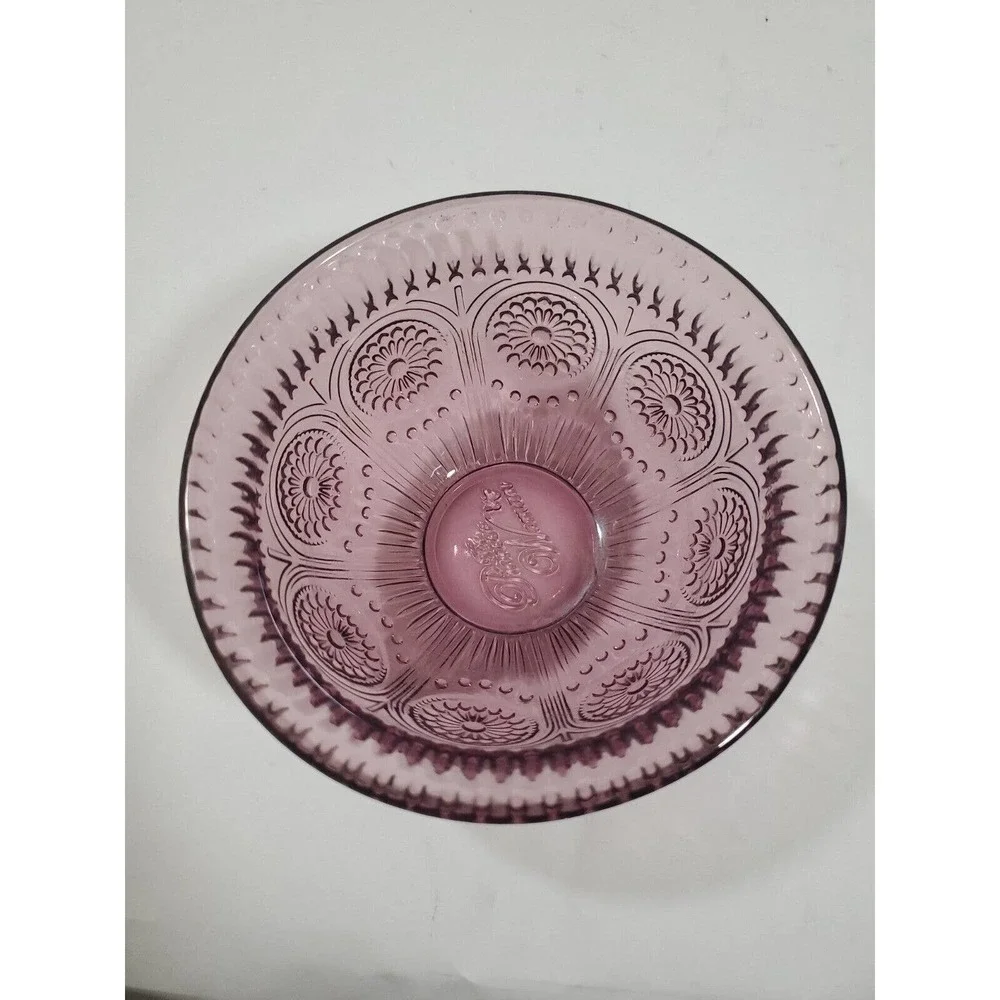 The Pioneer Woman Embossed Bowl Cranberry Colored